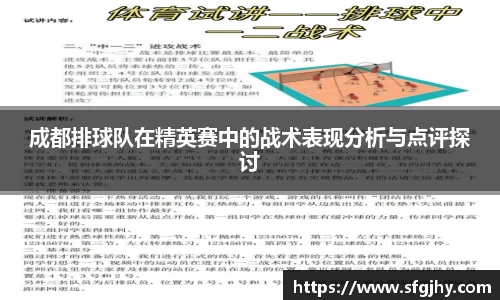 成都排球队在精英赛中的战术表现分析与点评探讨